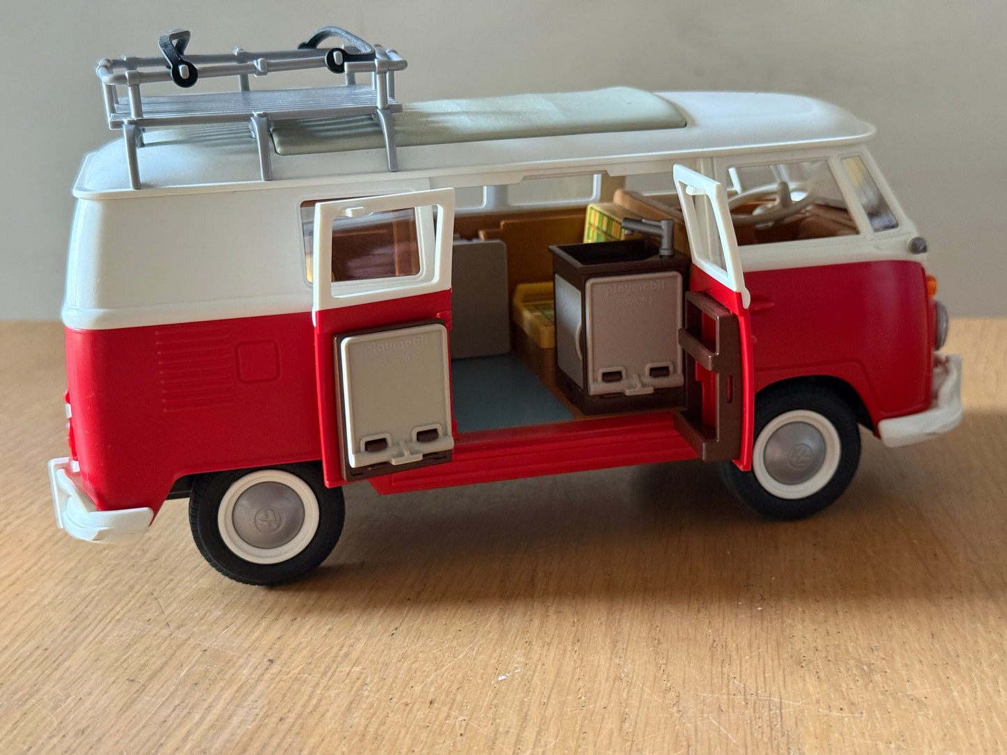 Playmobil 70176 - VW T1 Camping Bus Campervan. Pre-owned.
