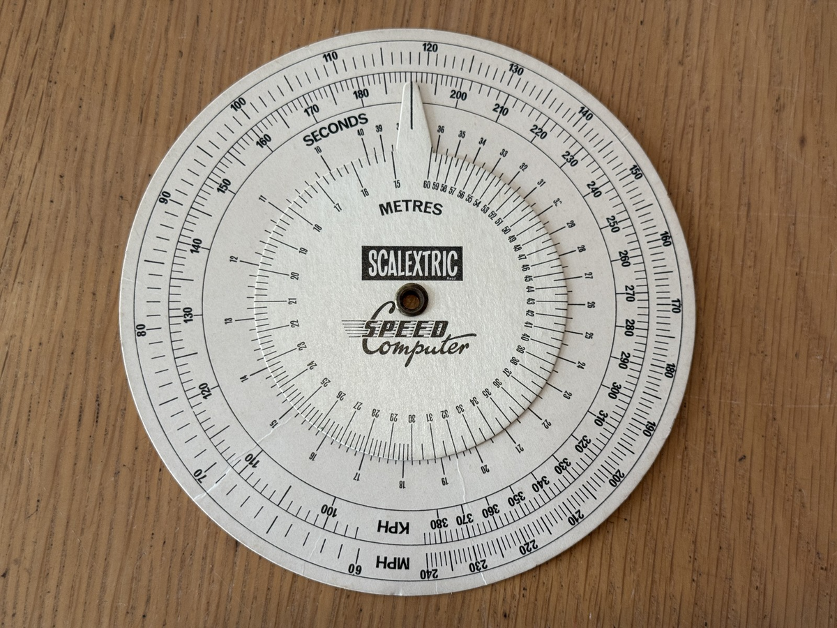 Scalextric Speed Calculator