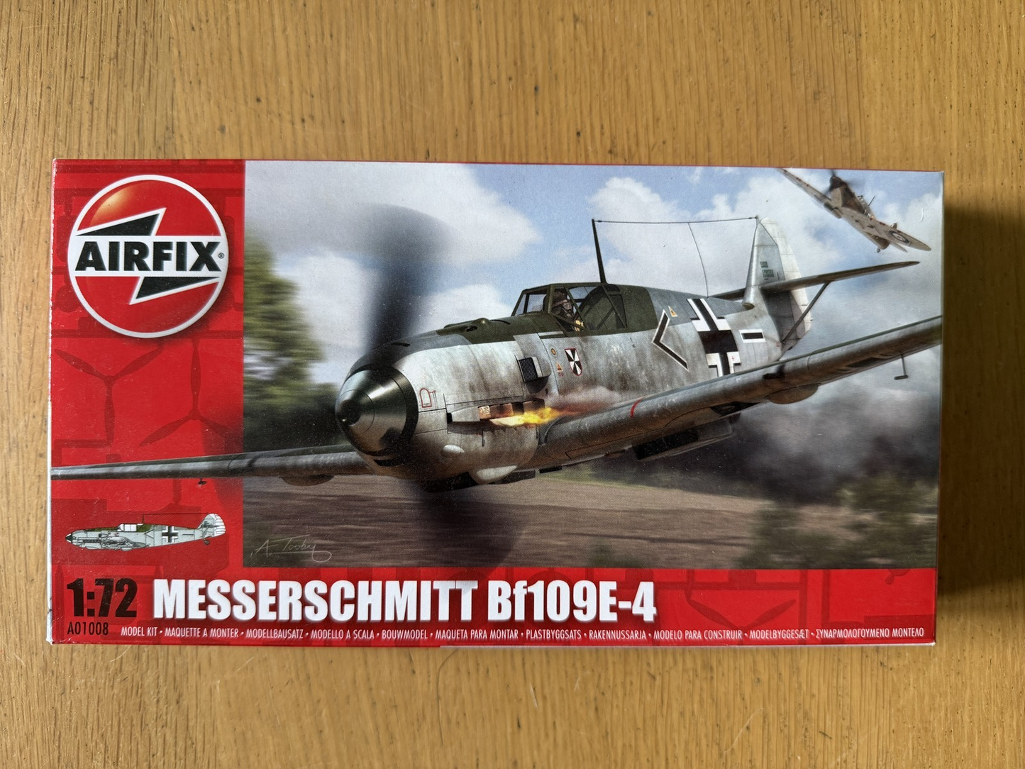 Airfix 1:72 Plastic Model Kit - Messerschmitt BF109E-4