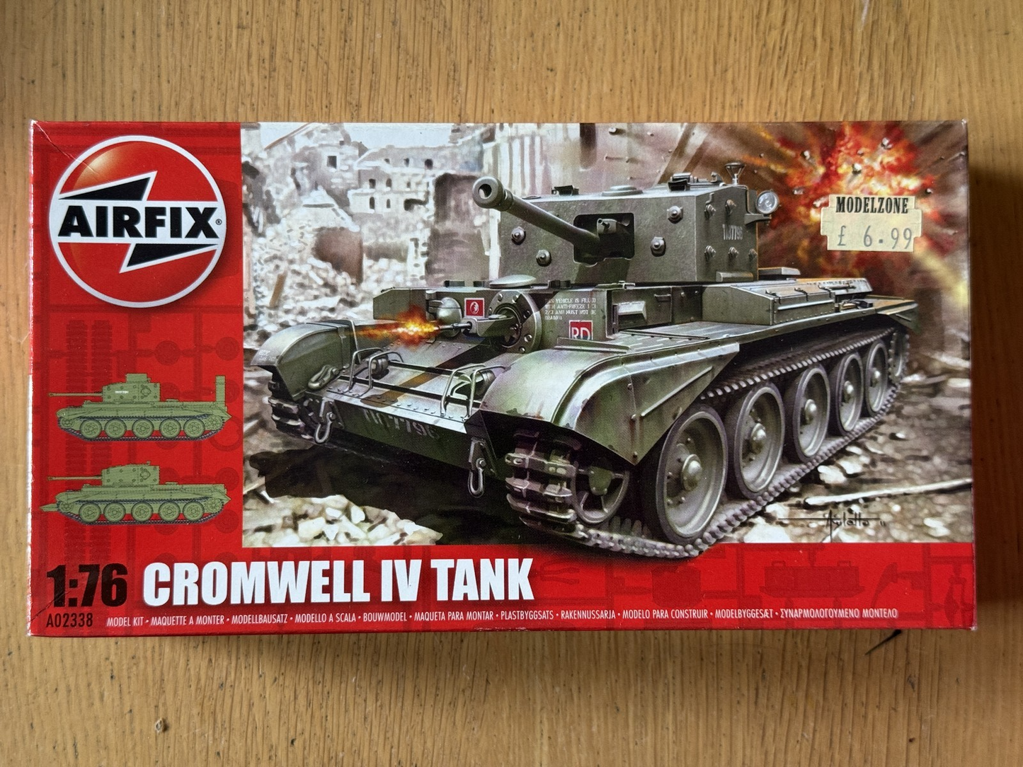Airfix 1:76 Gauge Plastic Model Kit - Cromwell IV Tank