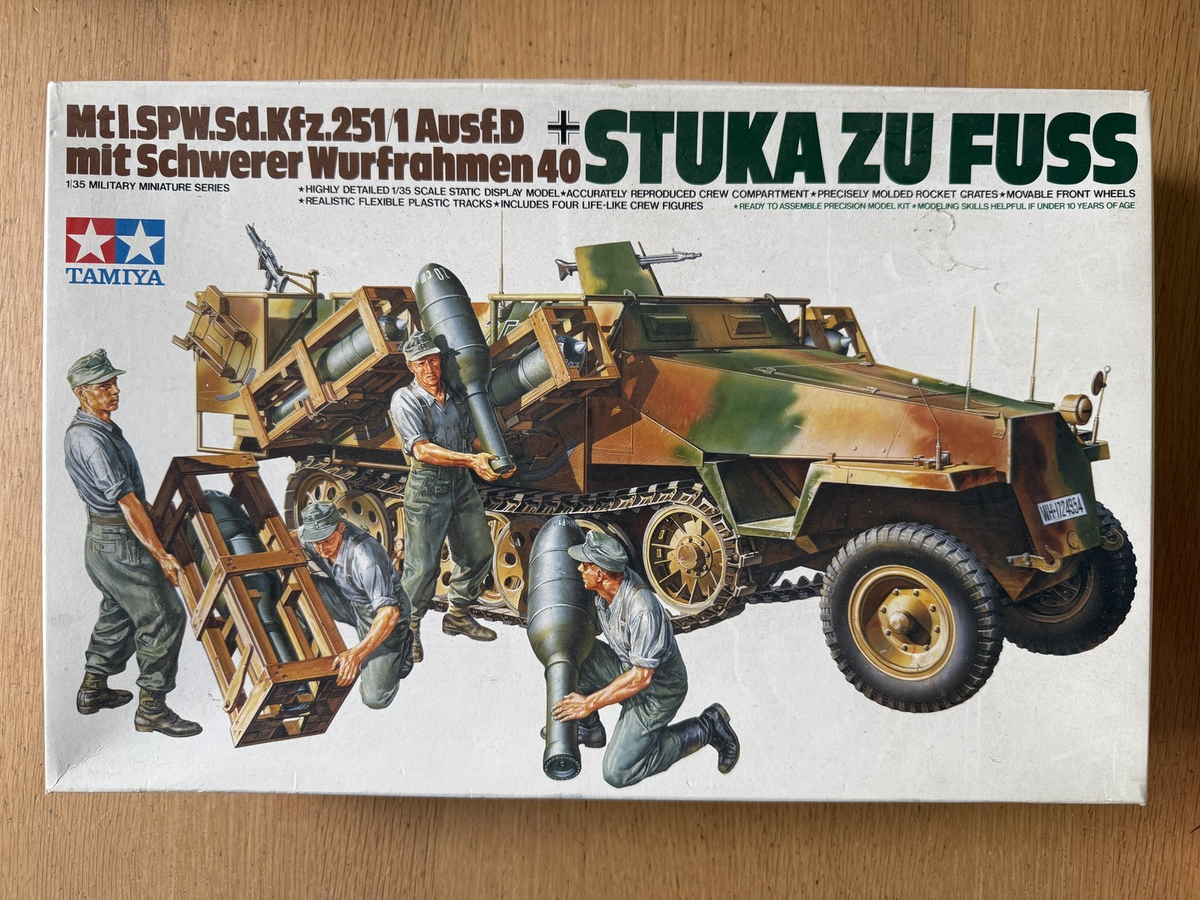 Tamiya 1:35 Plastic Model Kit - Stuka Zu Fuss