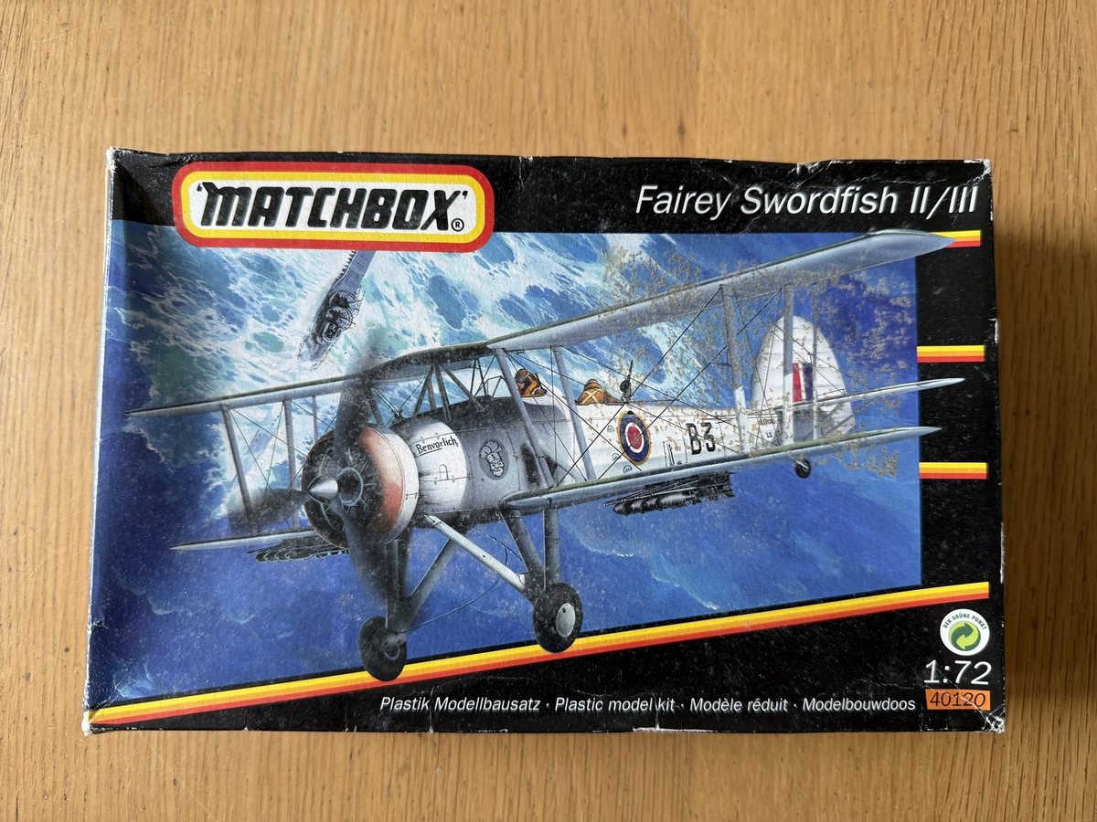 Matchbox 1:72 Plastic Model Kit - Fairey Swordfish II/III