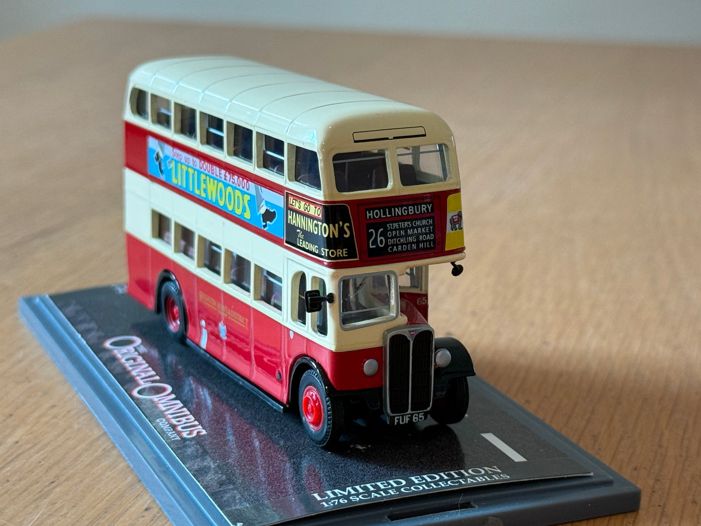 Original Omnibus OM40402 AEC Regent Weymann - Brighton Corporation
