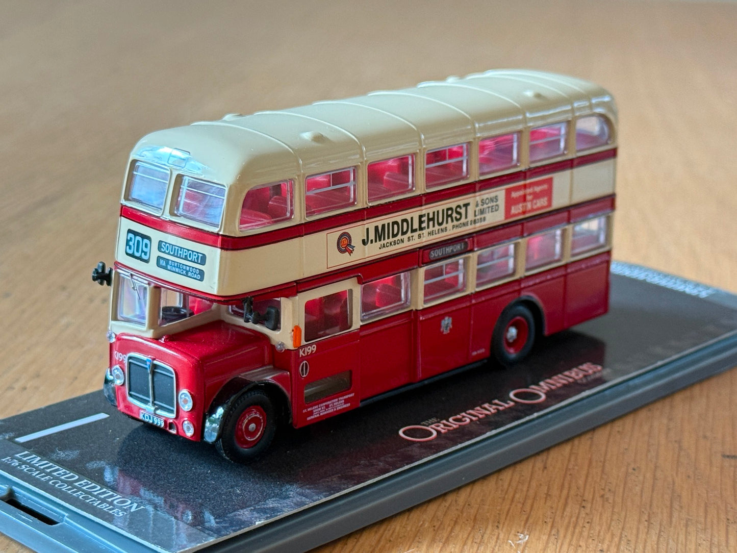 Original Omnibus 41101 AEC Regent V/East Lancs - St Helens Corpn. Transport