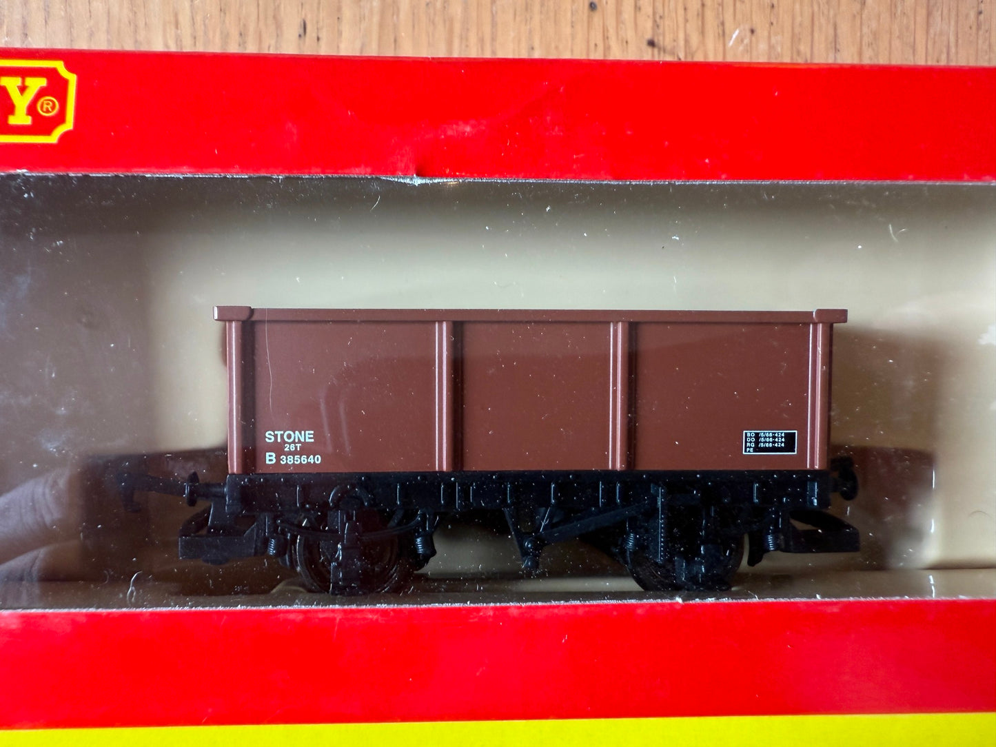 Hornby OO Gauge R6085 BR Mineral Open Wagon Stone B385640 BNIB