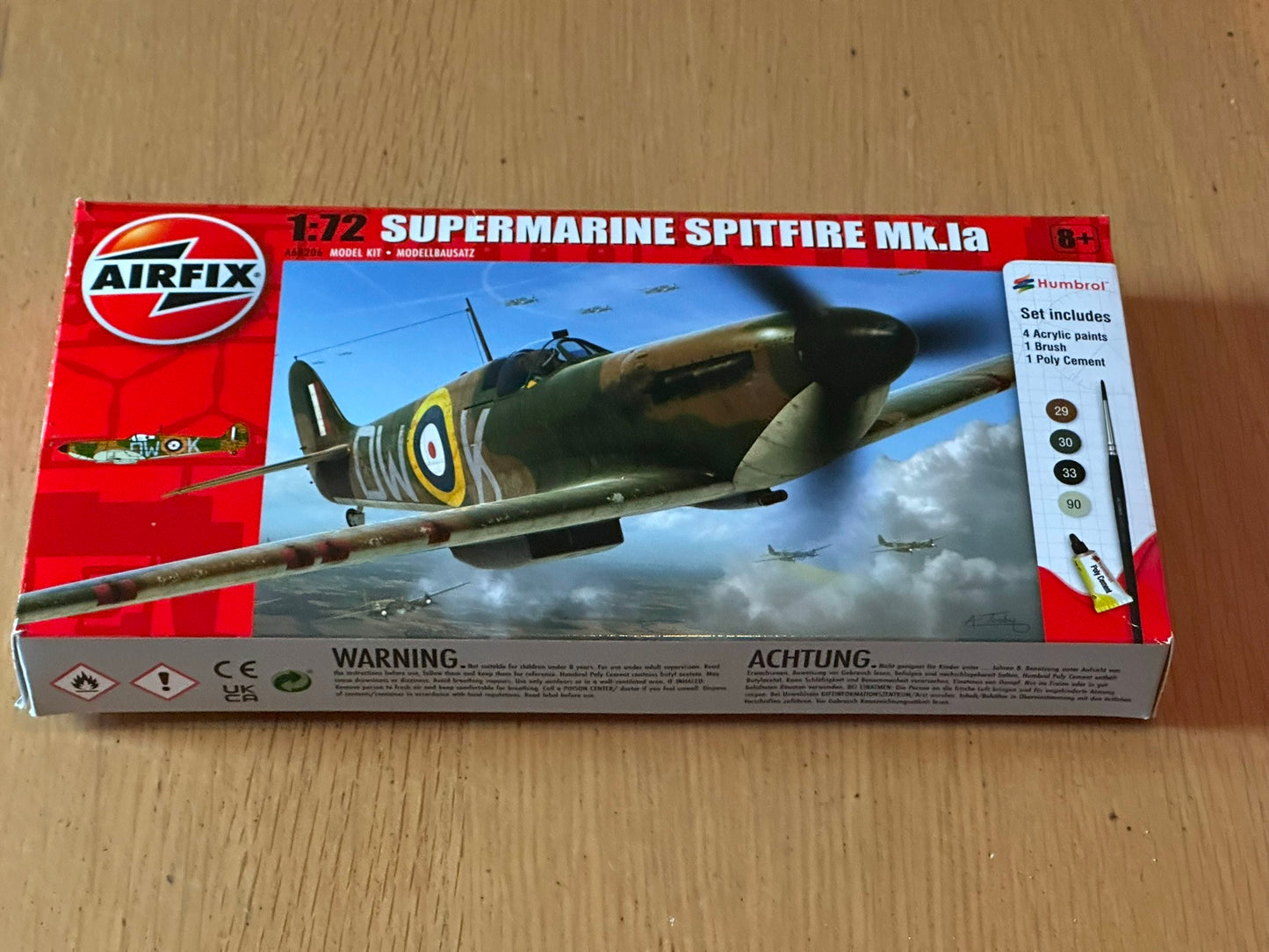 Airfix 1:72 Spitfire MK1a - Some Parts new in Box.