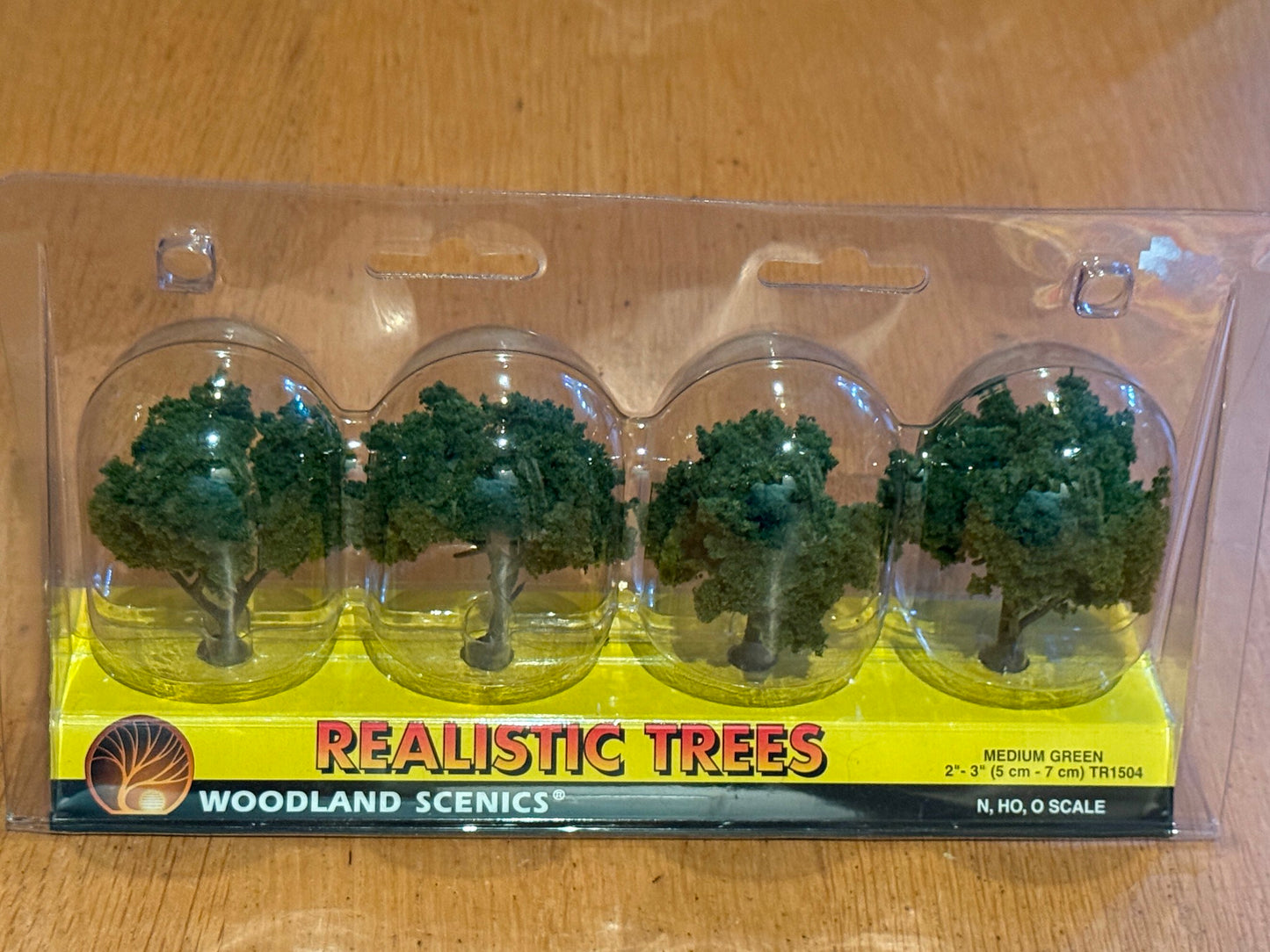 Woodland Scenics Trees TR1560 - N, HO, OO and O - 6cm - 10cm Conifer Green.