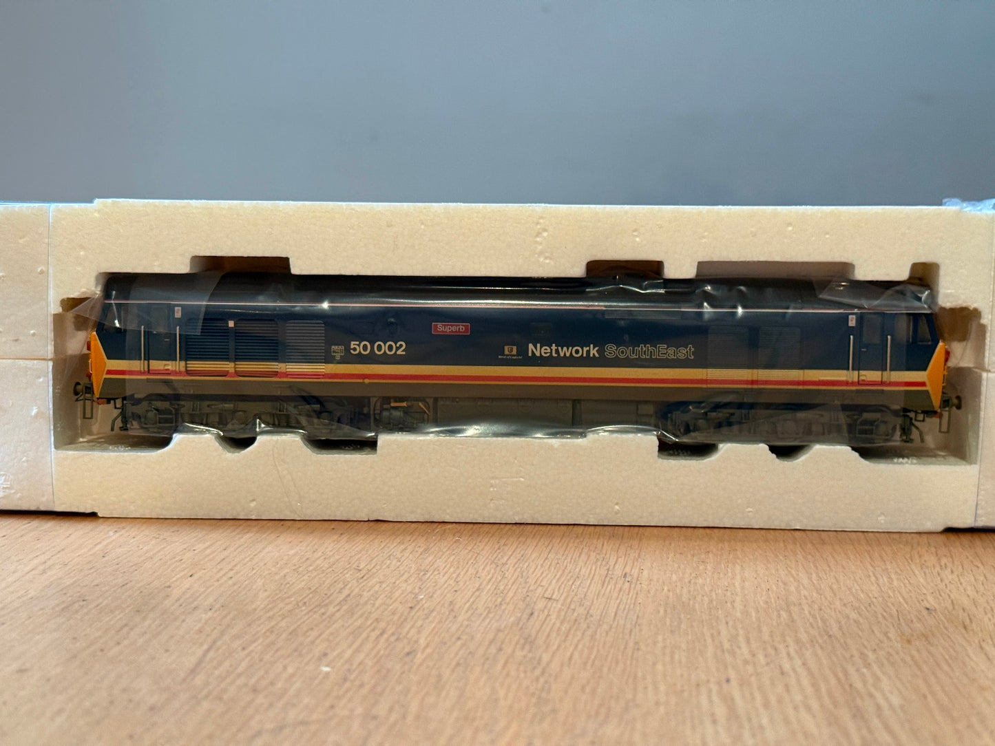 Hornby OO Gauge R2429 Class 50 Diesel Locomotive. NSE 50002. Weathered. BNIB.