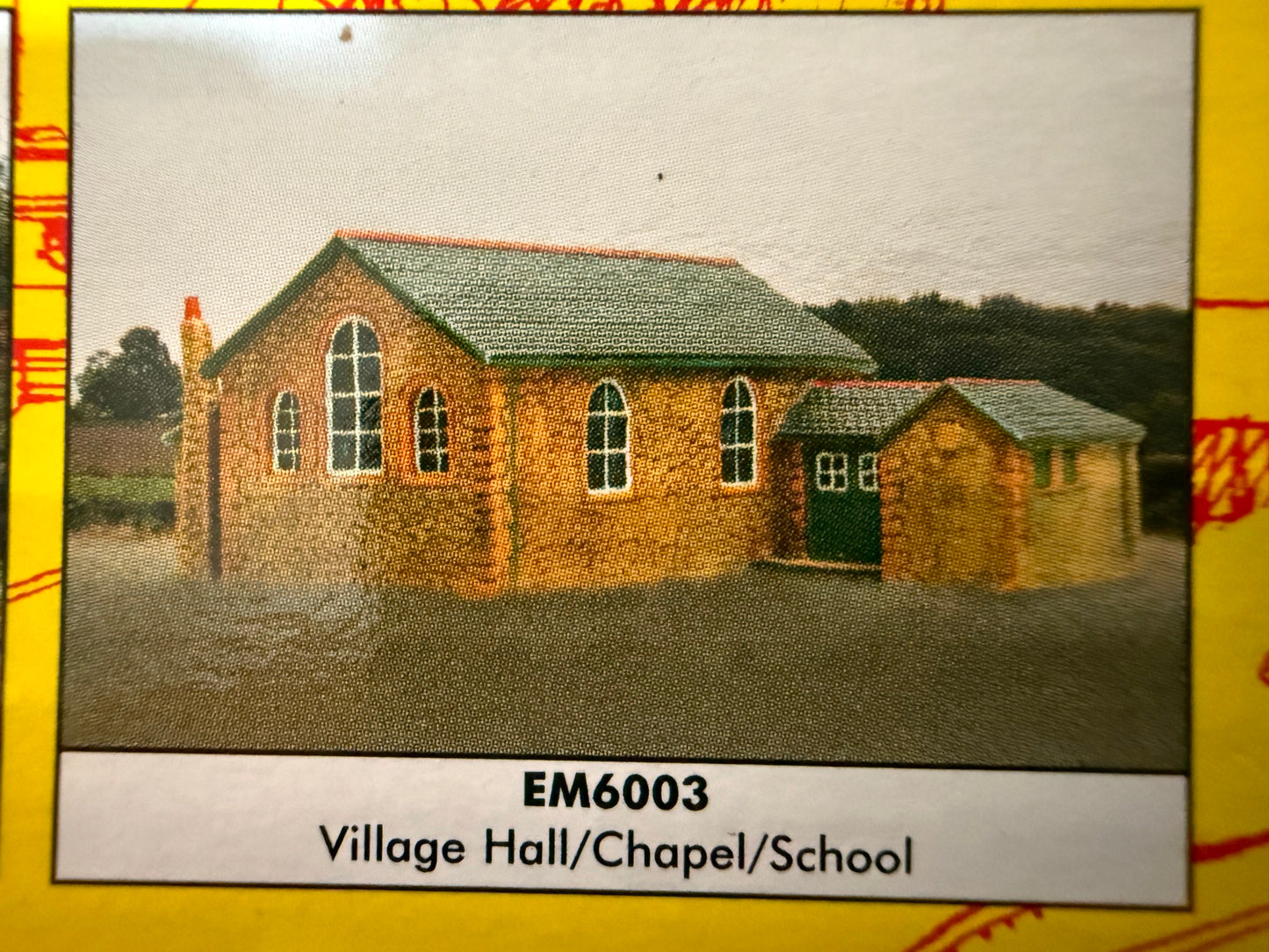 Scenix OO Gauge Buildings - Village Hall/School/Chapel. BNIB