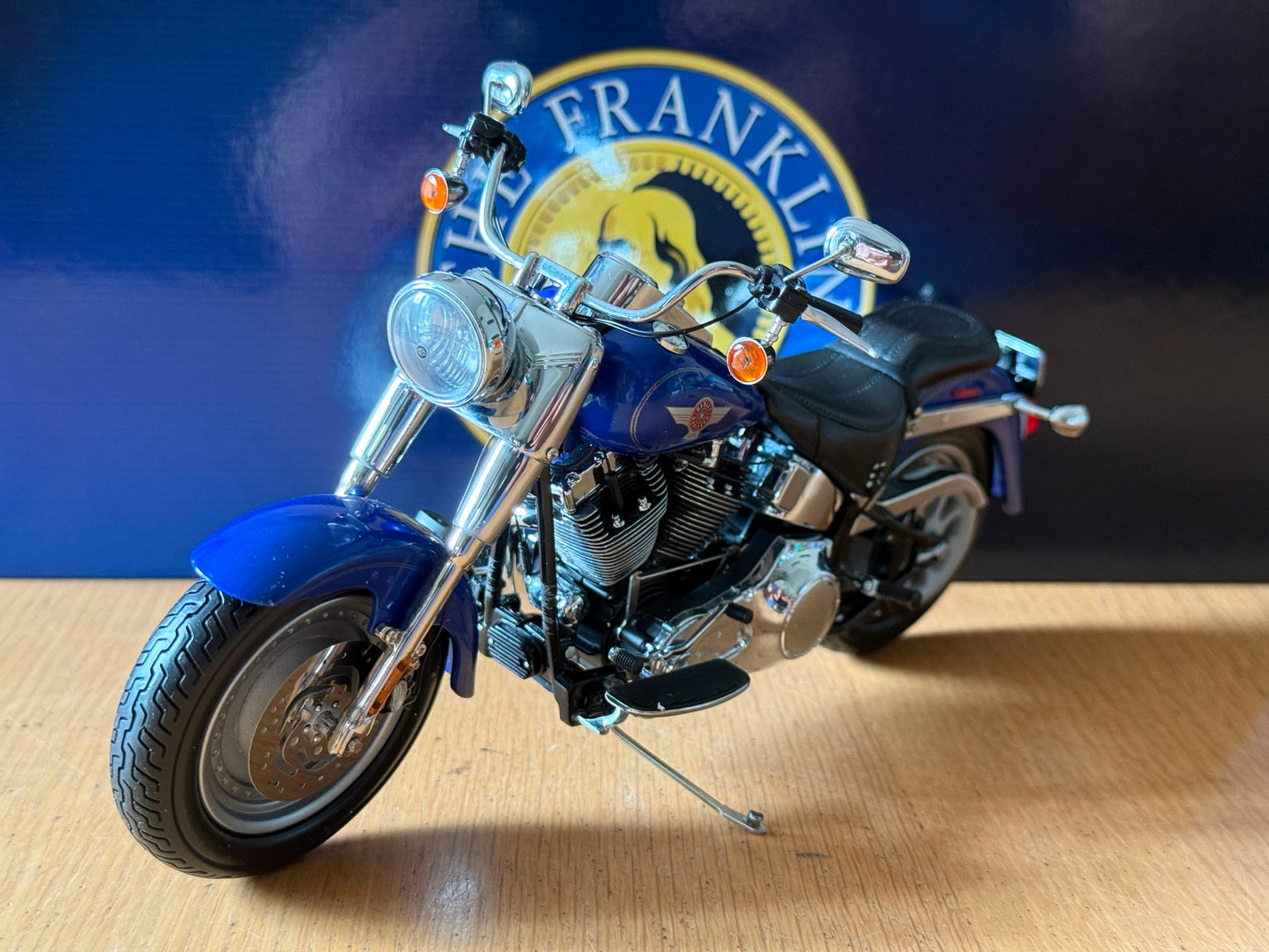 Franklin Mint: 1:10 Scale Harley Davidson 2006 Fat Boy. MIB