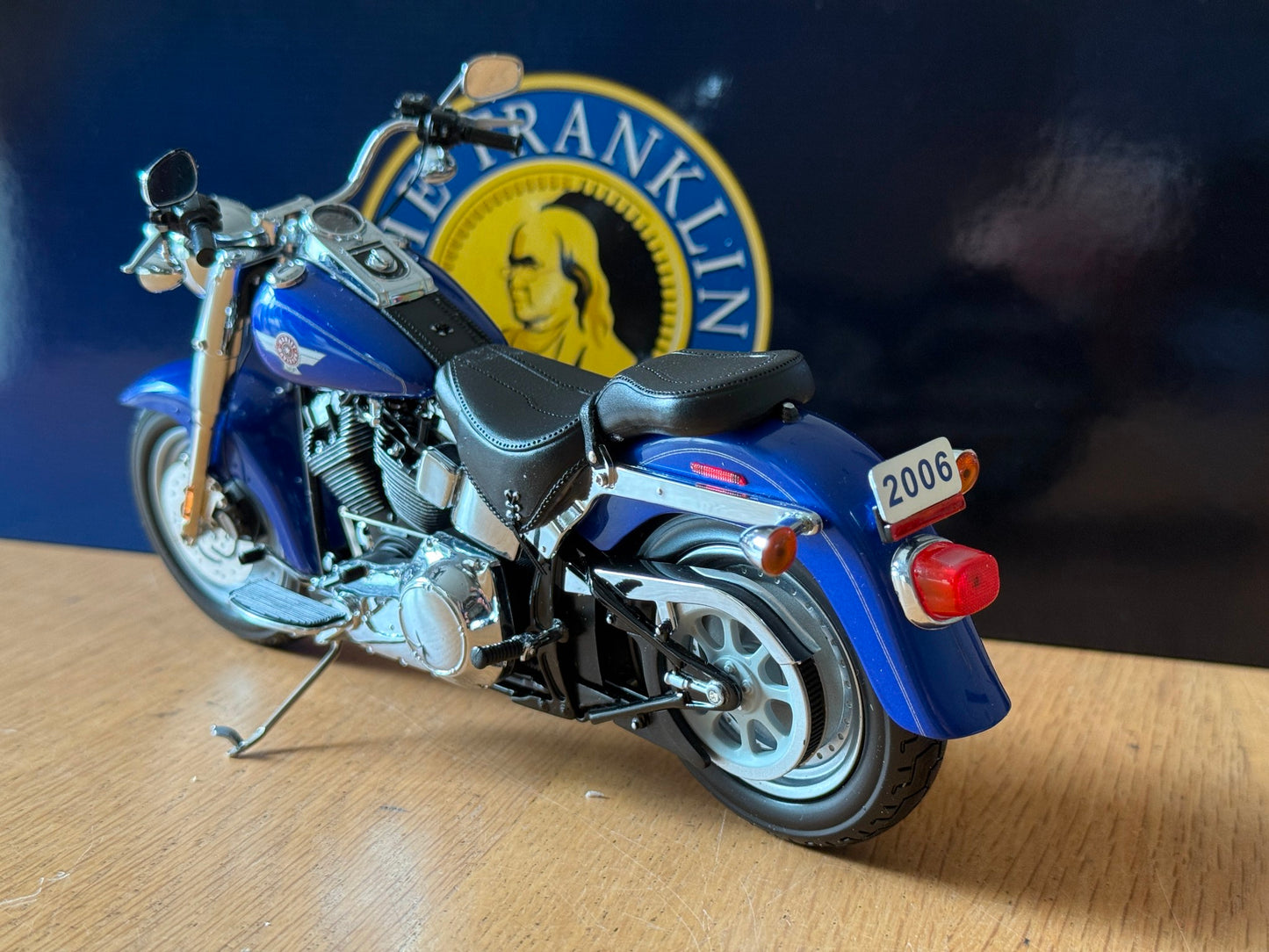 Franklin Mint: 1:10 Scale Harley Davidson 2006 Fat Boy. MIB