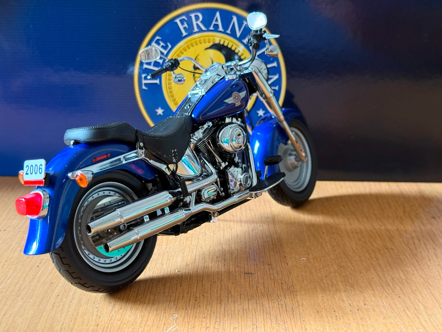 Franklin Mint: 1:10 Scale Harley Davidson 2006 Fat Boy. MIB