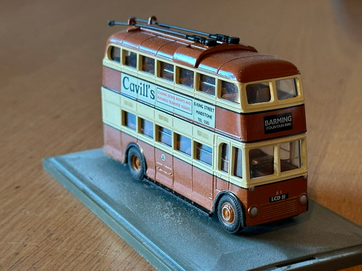 Corgi OO Gauge Original Omnibus. Maidstone Trolleybus. No case.