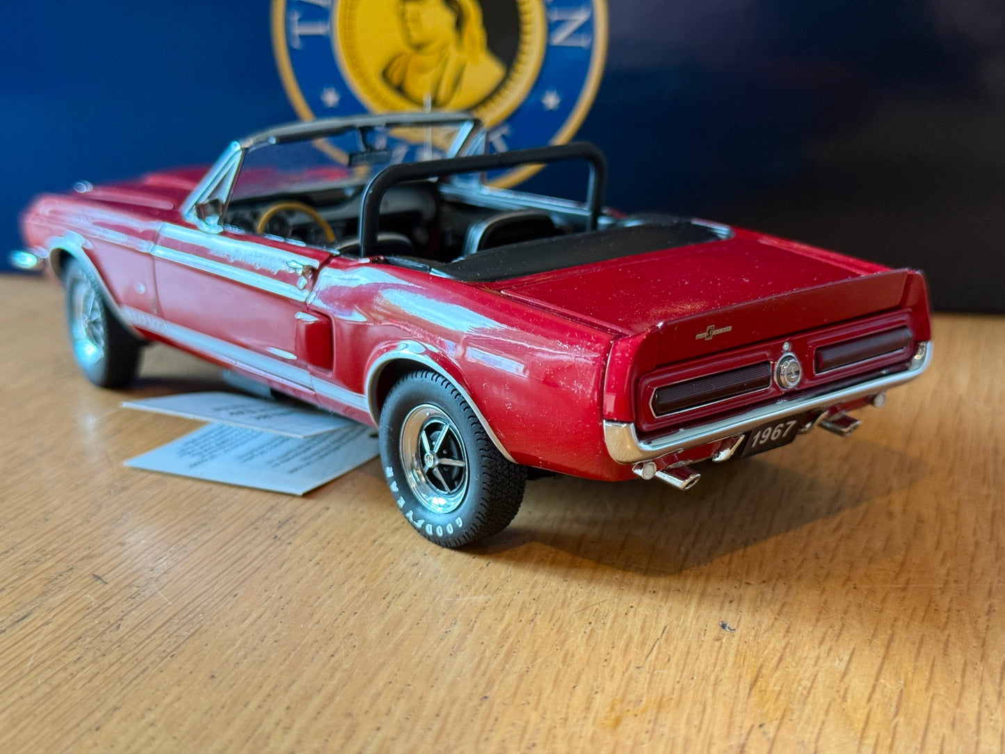 Franklin Mint: 1:24 1967 Shelby Mustang GT500-EXP. Rare Model.
