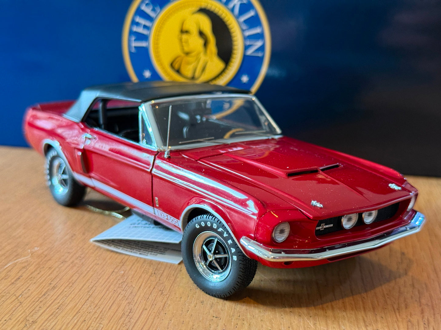 Franklin Mint: 1:24 1967 Shelby Mustang GT500-EXP. Rare Model.
