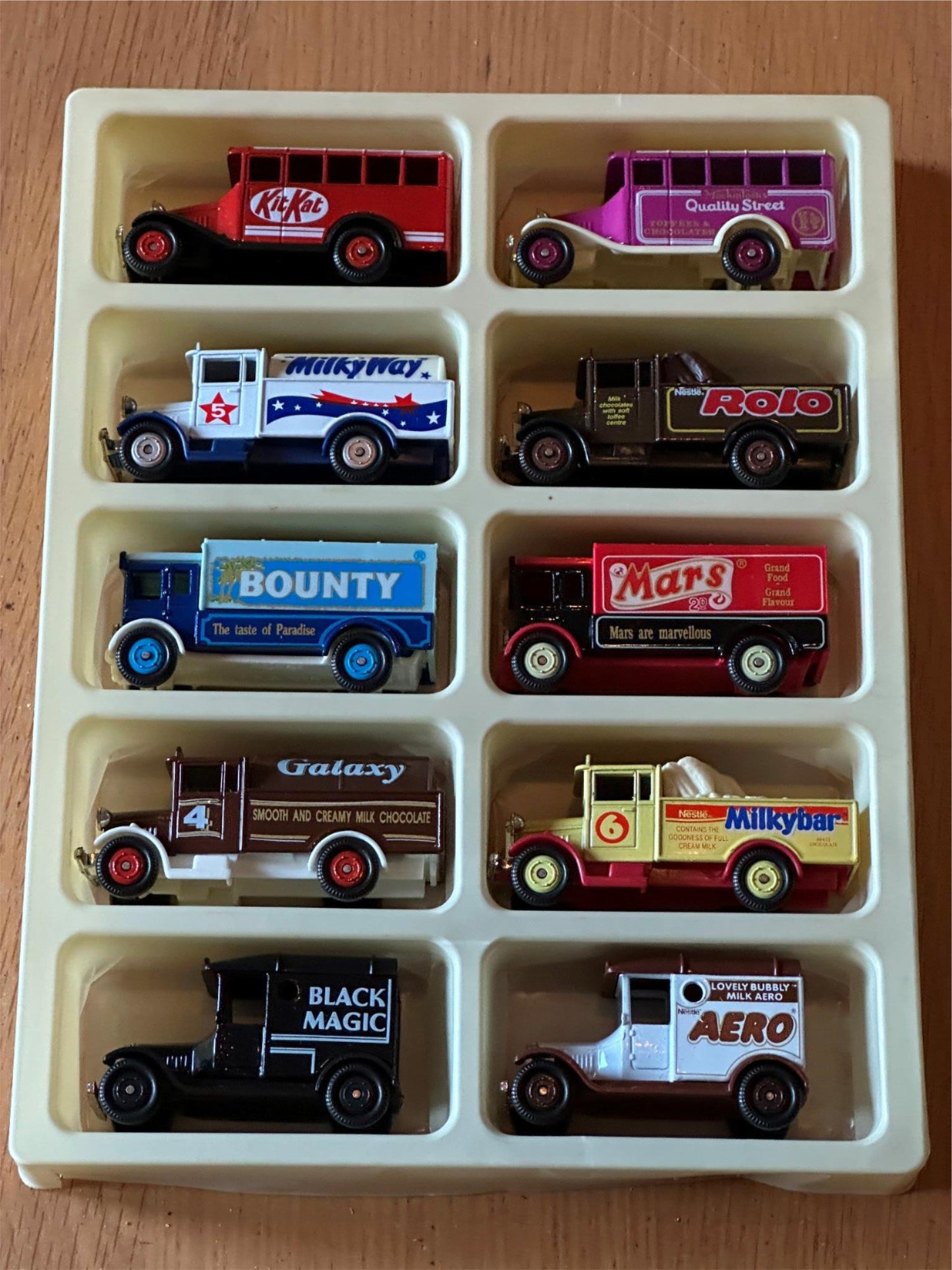 Cameo Diecast - The Chocolate Collection - 10 Chocolate Branded Vehicles