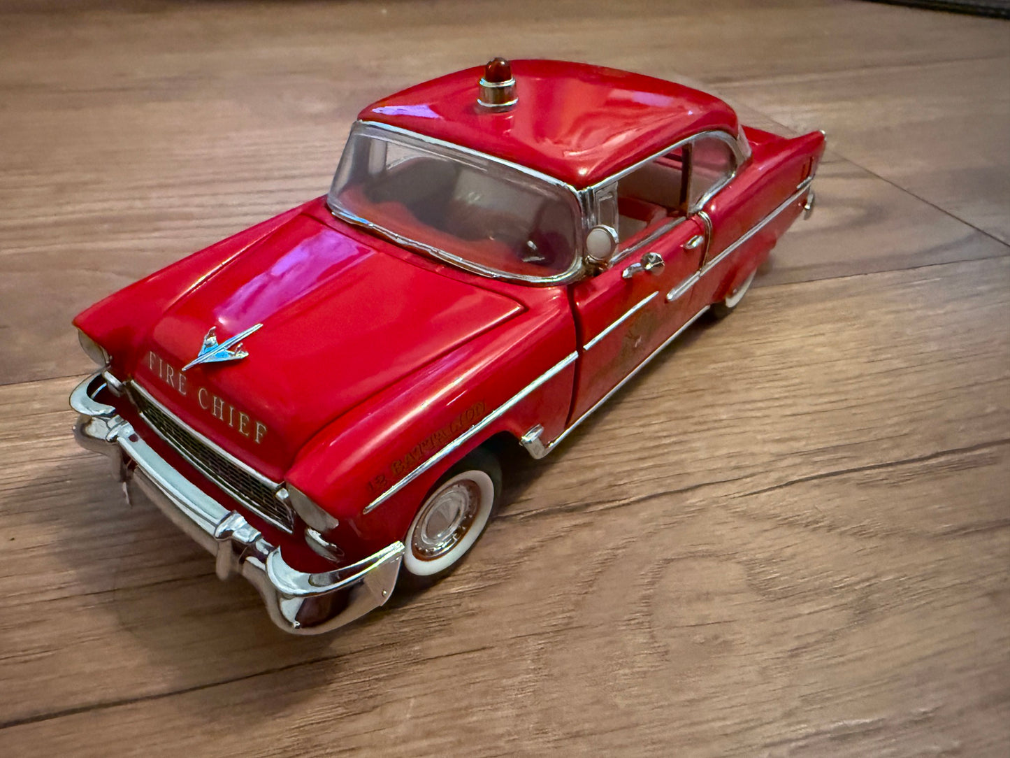 Franklin Mint: 1:24 1955 Chevrolet Bel Air Fire Chief's Car