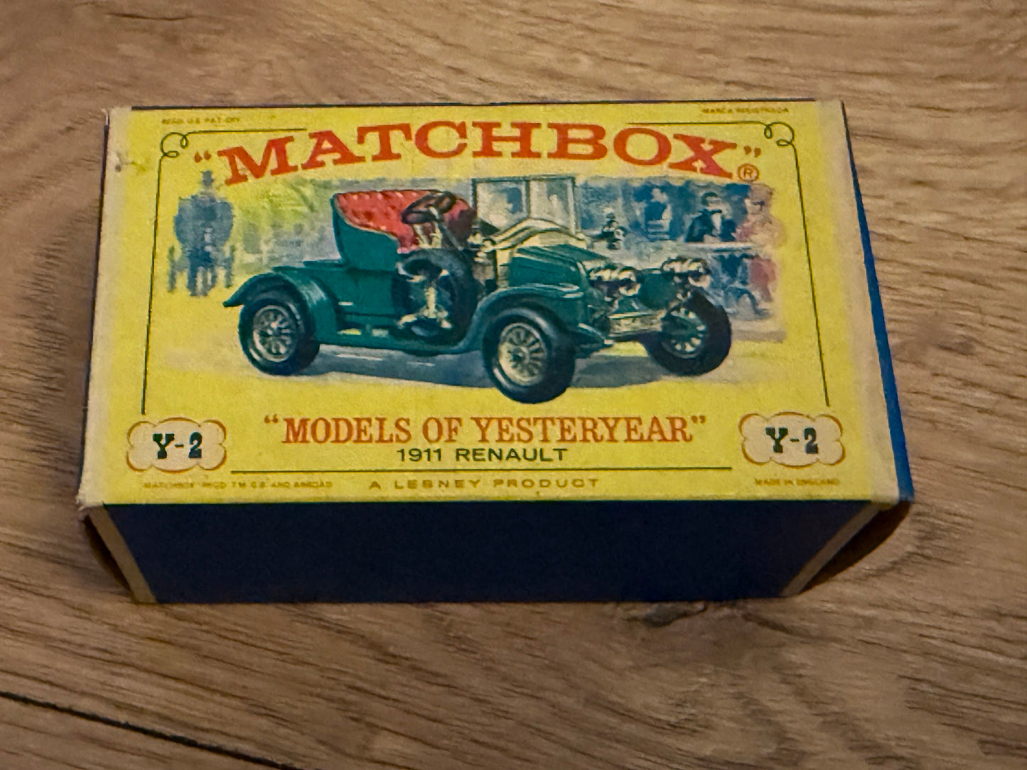 Original Matchbox Models of Yesteryear Y-2 - 1911 Renault
