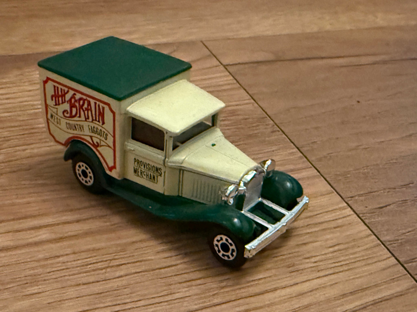 Matchbox MB-38 - Ford Model A Van - HH Brain West Country Faggots