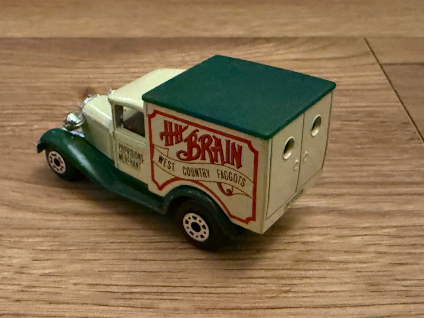 Matchbox MB-38 - Ford Model A Van - HH Brain West Country Faggots