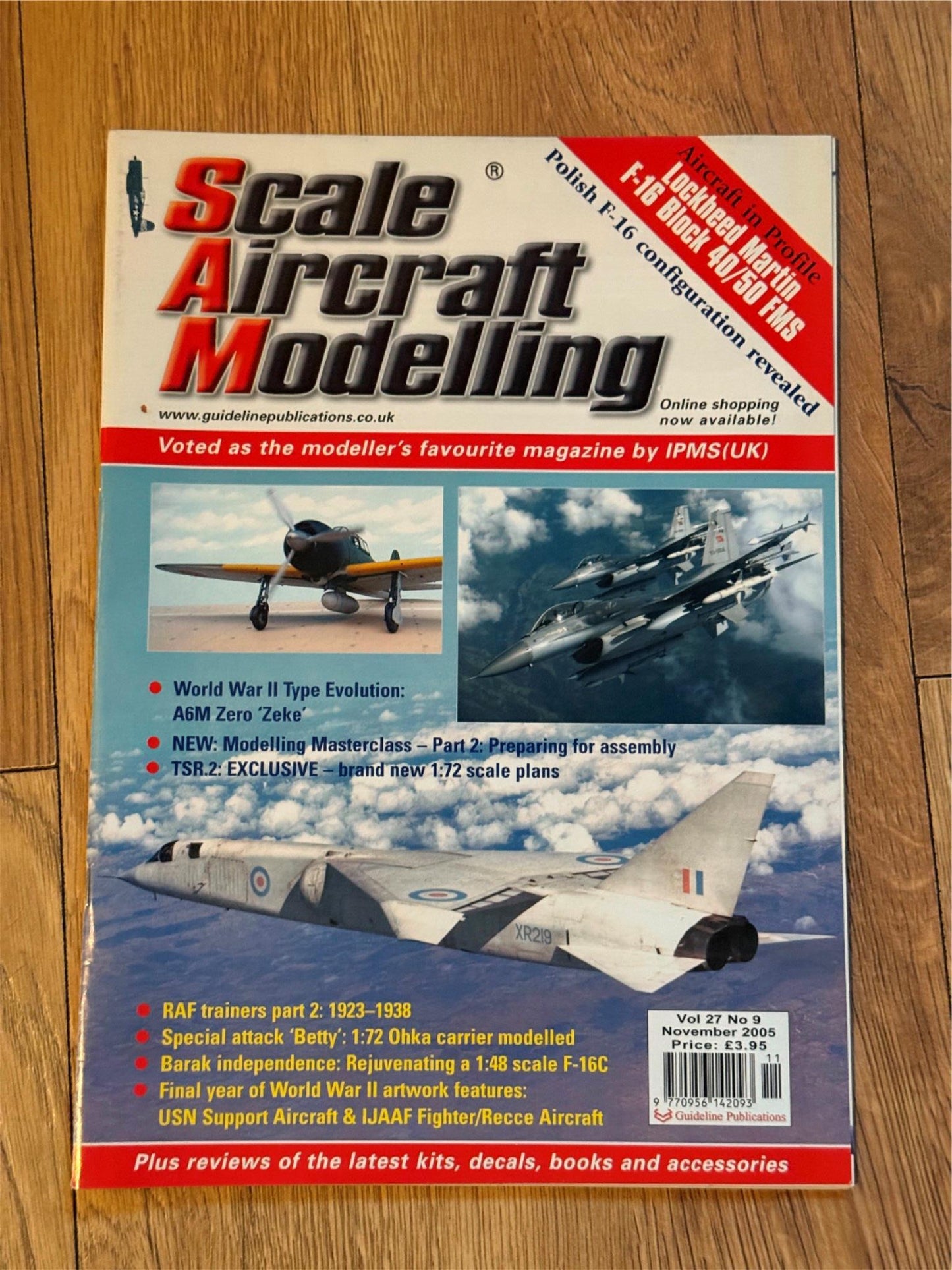 Scale Aircraft Modelling Magazine - November 2005 - Lockheed Martin F16