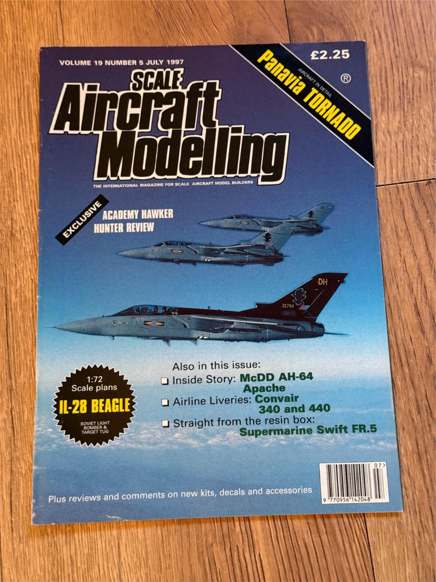 Scale Aircraft Modelling Magazine - July 1997 - Panavia Tornado