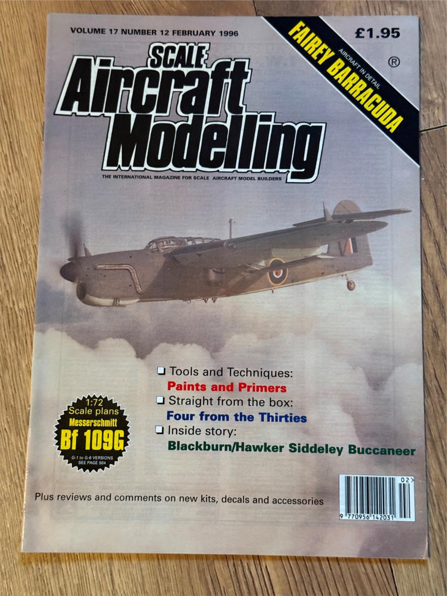 Scale Aircraft Modelling Magazine - February 1996 - Fairey Barracuda