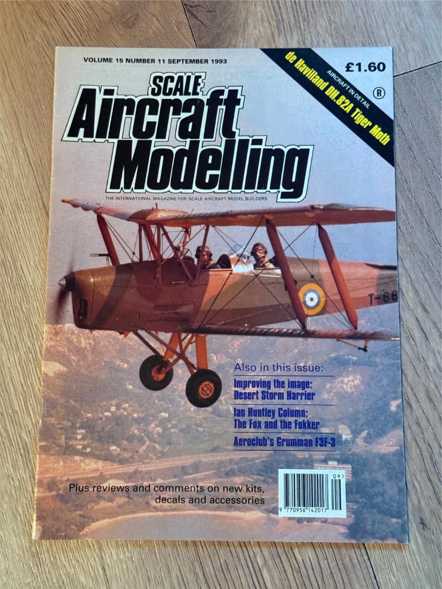 Scale Aircraft Modelling Magazine - September 1993 - DeHavilland Tiger Moth