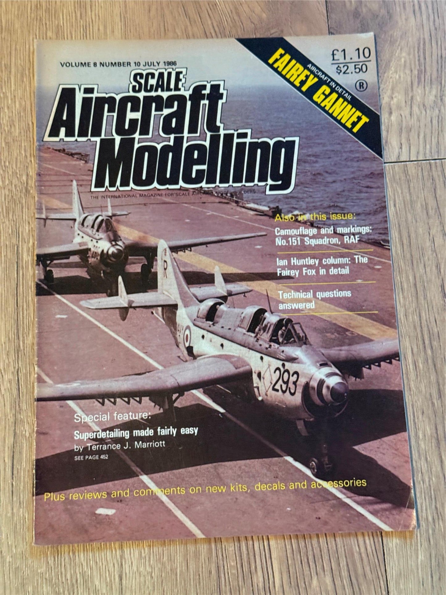 Scale Aircraft Modelling Magazine - July 1986 - Fairey Gannet