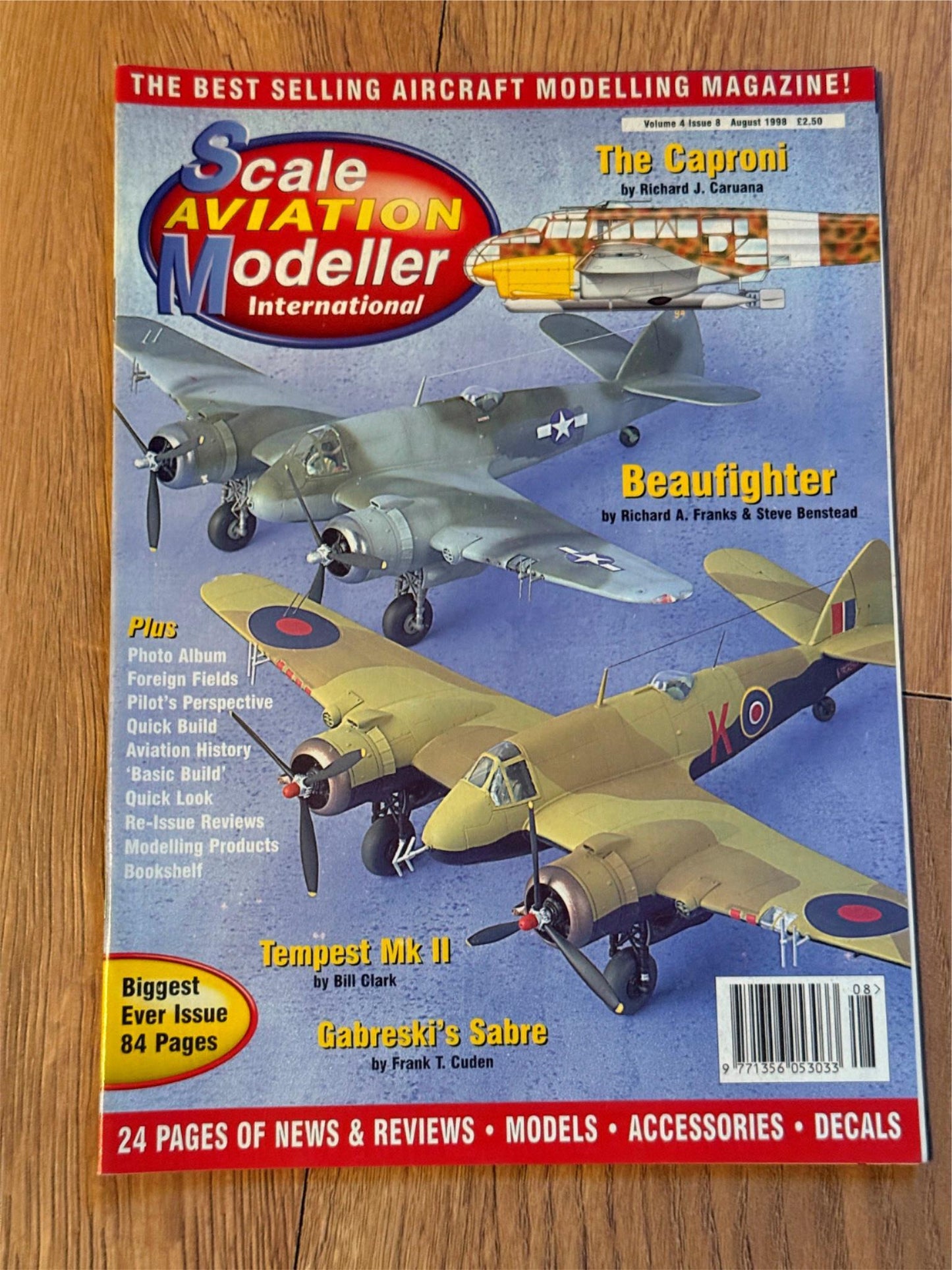 Scale Aviation Modeller International Magazine - August 1998