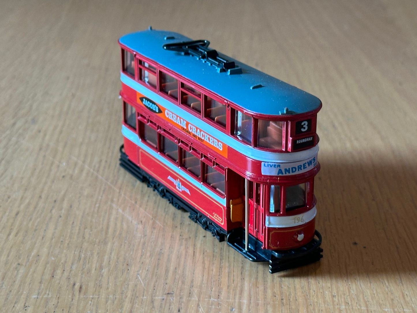 EFE 13403 Leeds City Transport Horsfield Tram - 'Jacob's Cream Crackers'