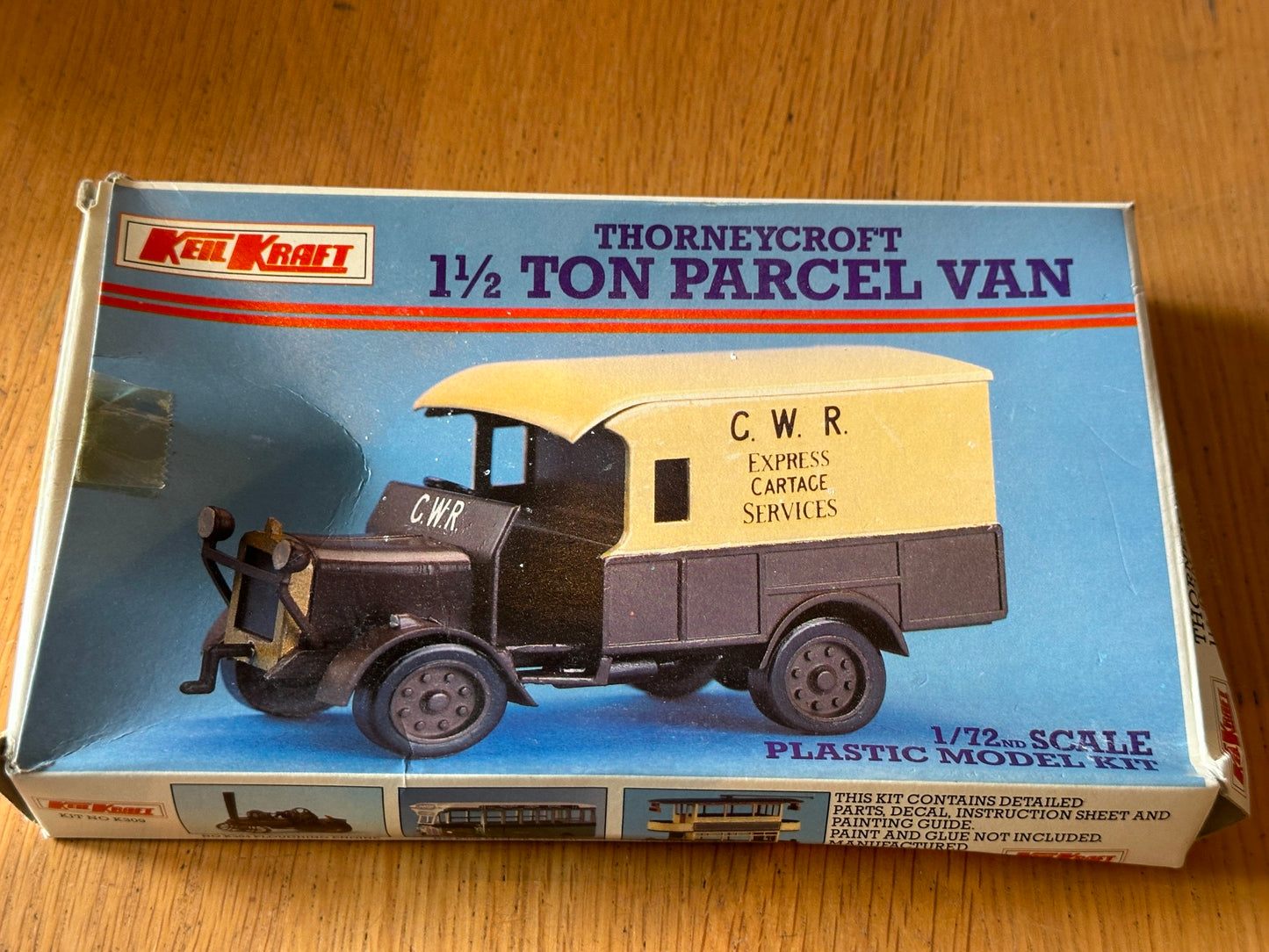 Keil Krafts - 1:72 Thorneycroft 1.5 Ton Parcel Van
