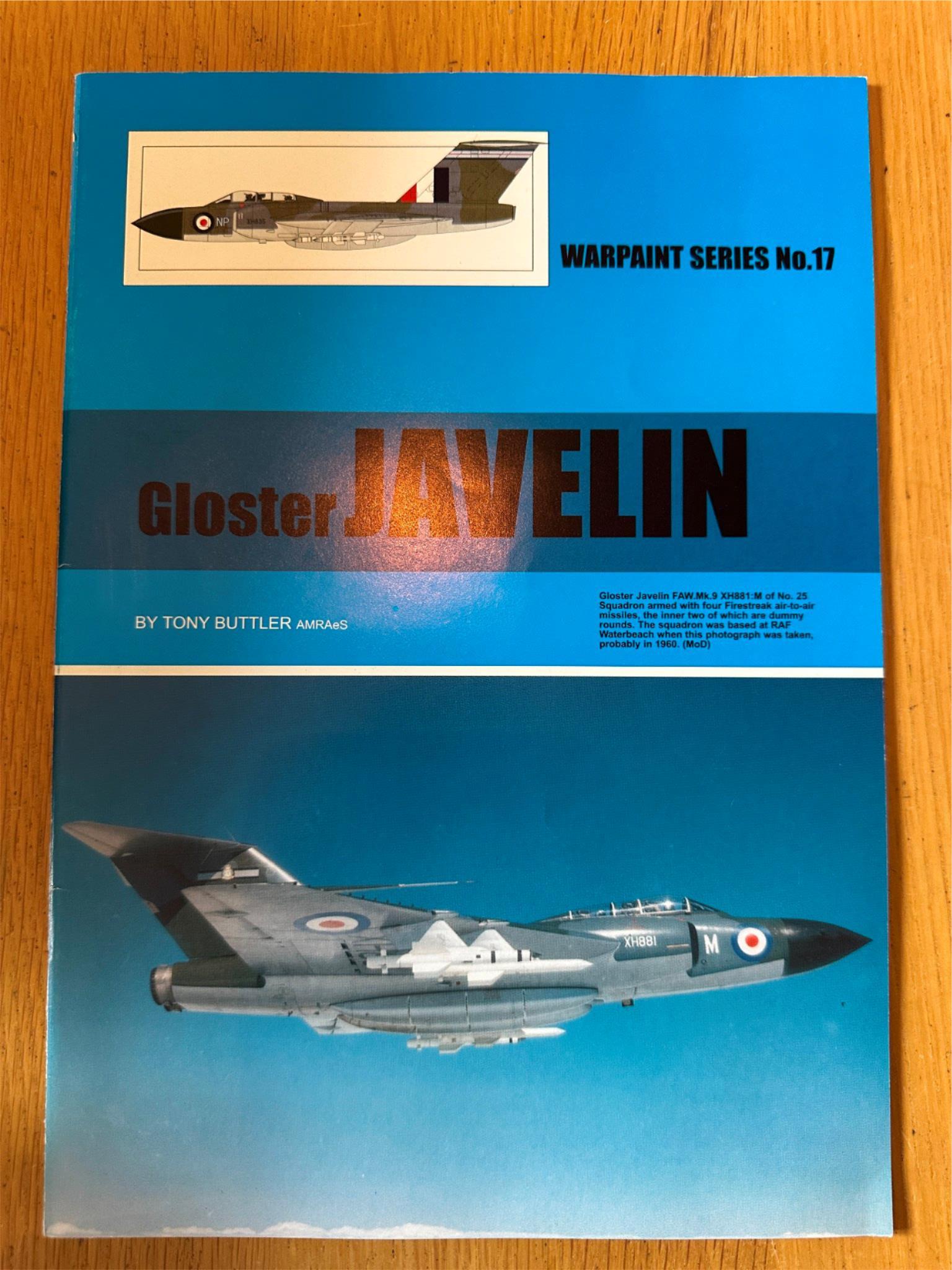 その他 Gloster Javelin Warpaint Series No.17 Warpaint Series No 17 - Gloster Javelin – Midland Models