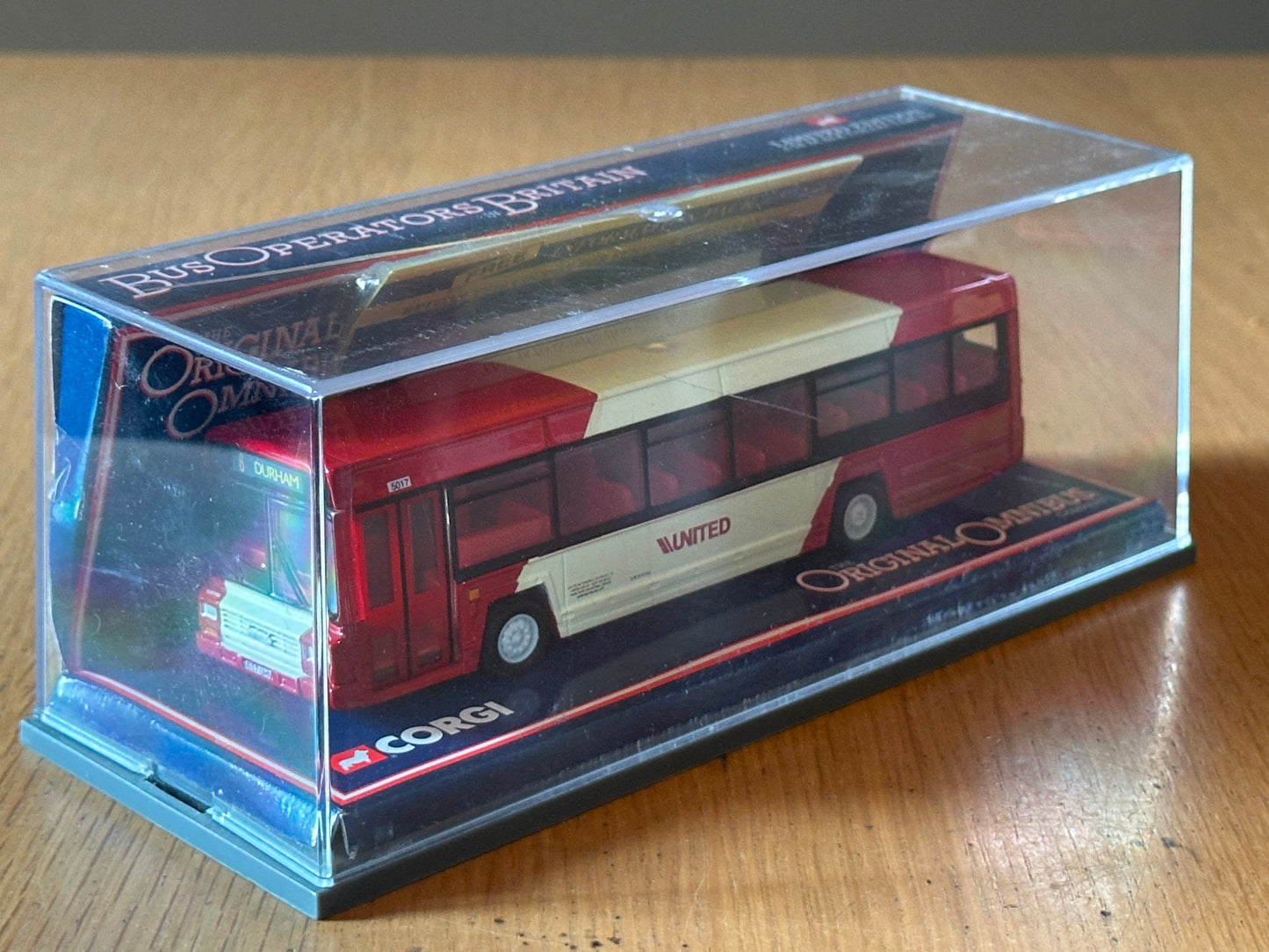 Corgi Original Omnibus 43110 - 1:76 OO Gauge Leyland Lynx MkII. United 6 Durham