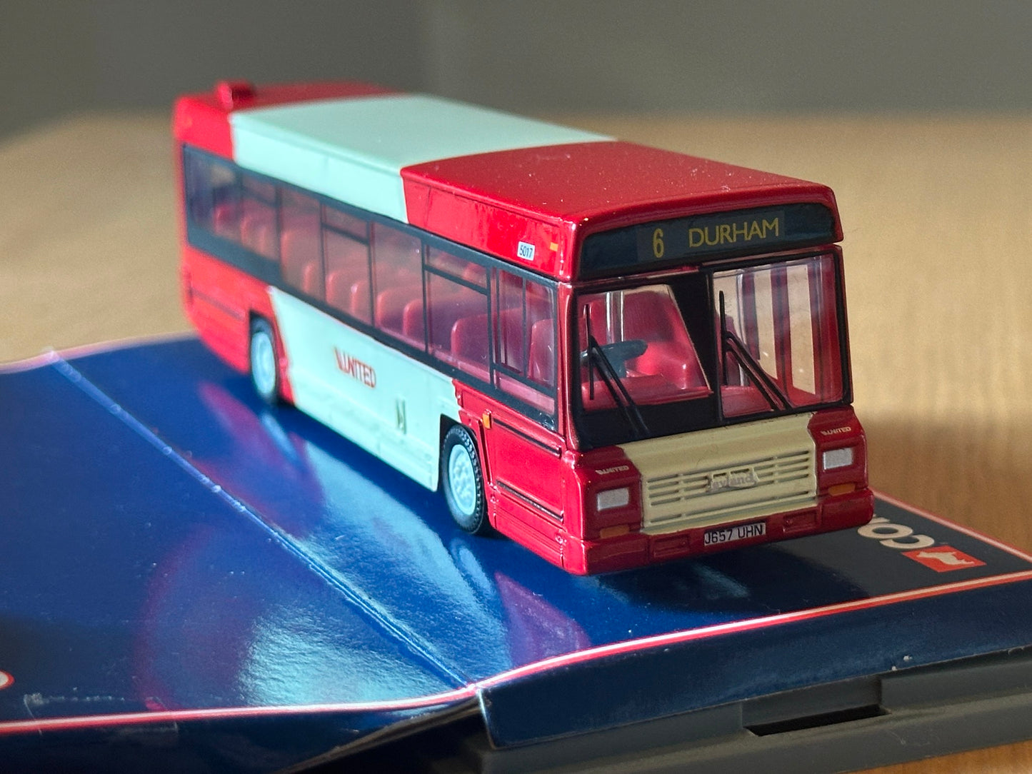 Corgi Original Omnibus 43110 - 1:76 OO Gauge Leyland Lynx MkII. United 6 Durham