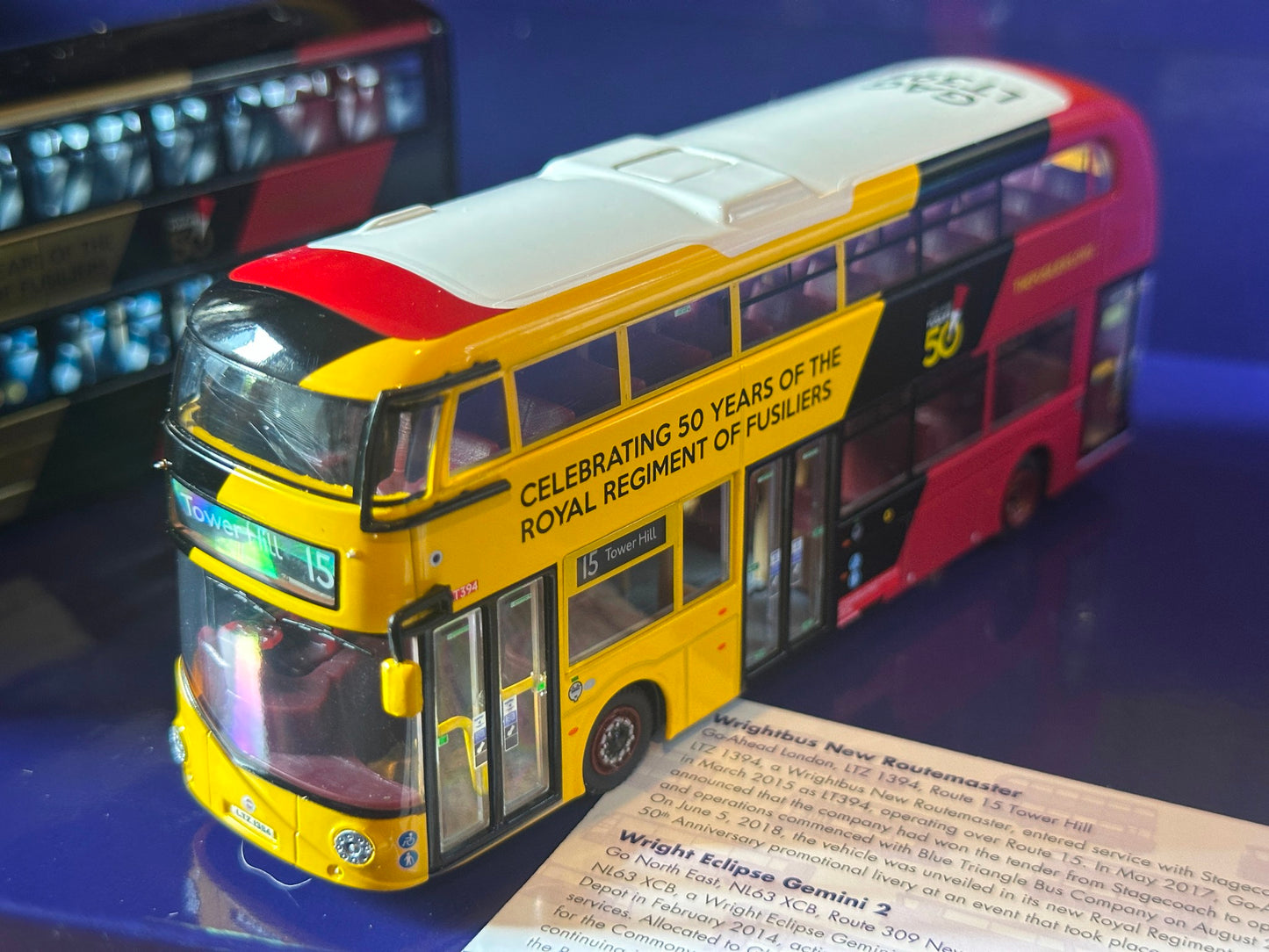 Corgi OO Gauge 1:72 Fusilier50 Wrightbus Commemorative Twin Pack