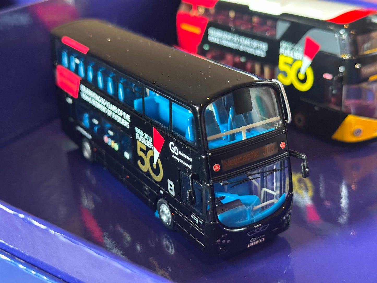 Corgi OO Gauge 1:72 Fusilier50 Wrightbus Commemorative Twin Pack