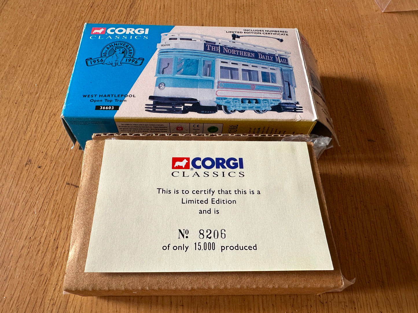 Corgi Classics 36603 - 1:76 West Hartlepool Open Top Tram