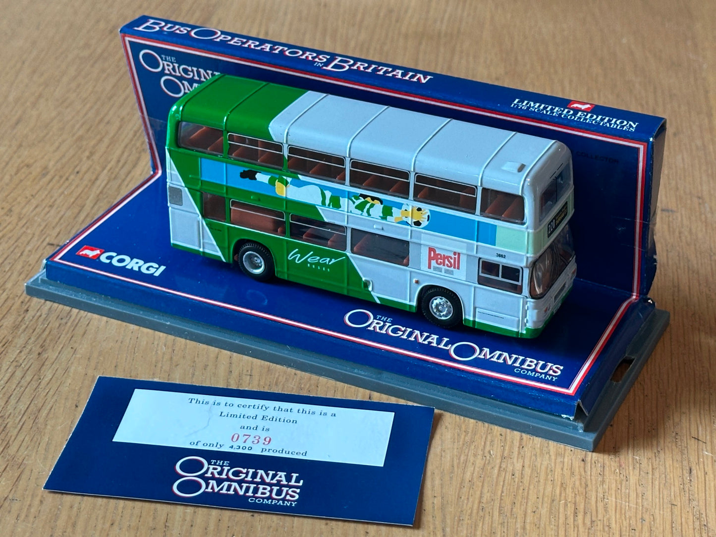 Corgi Original Omnibus 43001 - 1:76 Leyland Olympian Wear Buses - 220 Durham