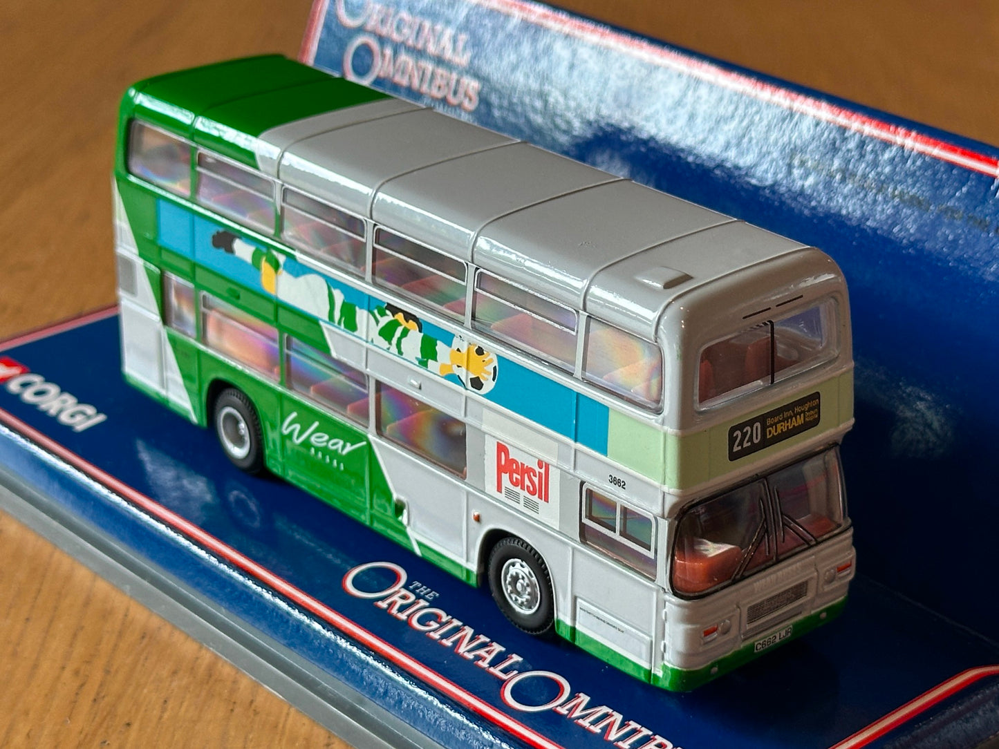Corgi Original Omnibus 43001 - 1:76 Leyland Olympian Wear Buses - 220 Durham