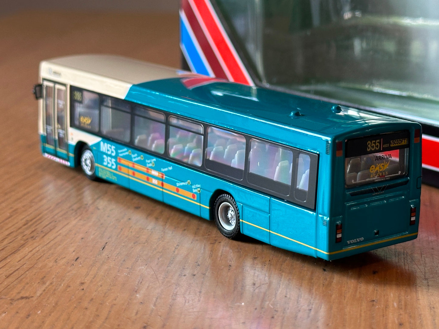 EFE 27605 Wright Volvo Renown Bus - Arriva Northumbria 355 Whitley Bay - Rare