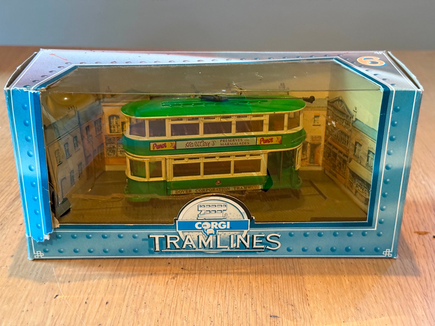 Corgi Tramlines OO Gauge 1:76 Double Deck Dover Corporation Tram - Damaged