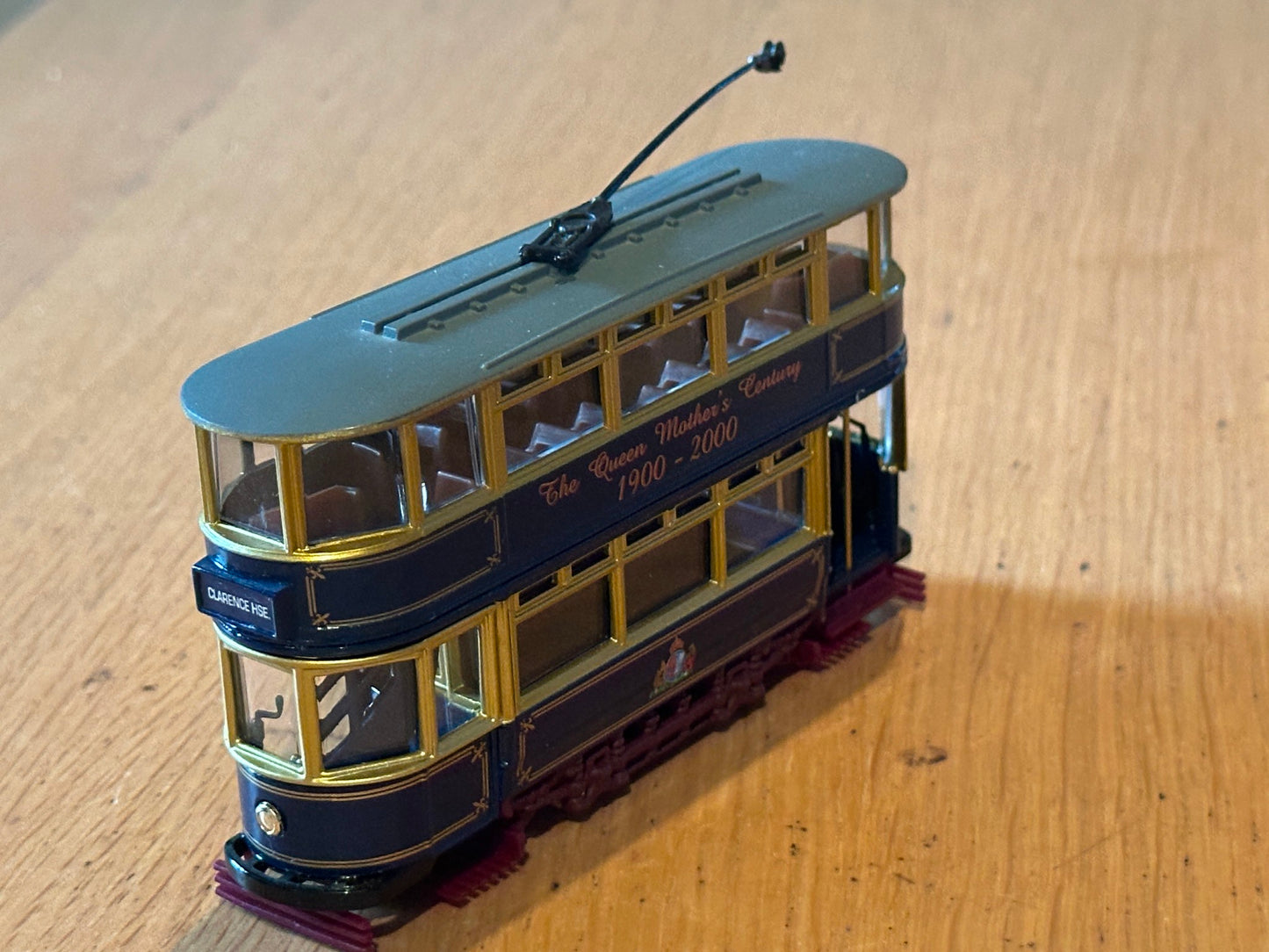 Corgi 36709 Queen Mother's Century Fully Closed Tram - Blue