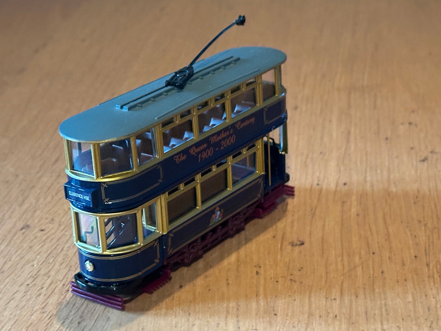 Corgi 36709 Queen Mother's Century Fully Closed Tram - Blue