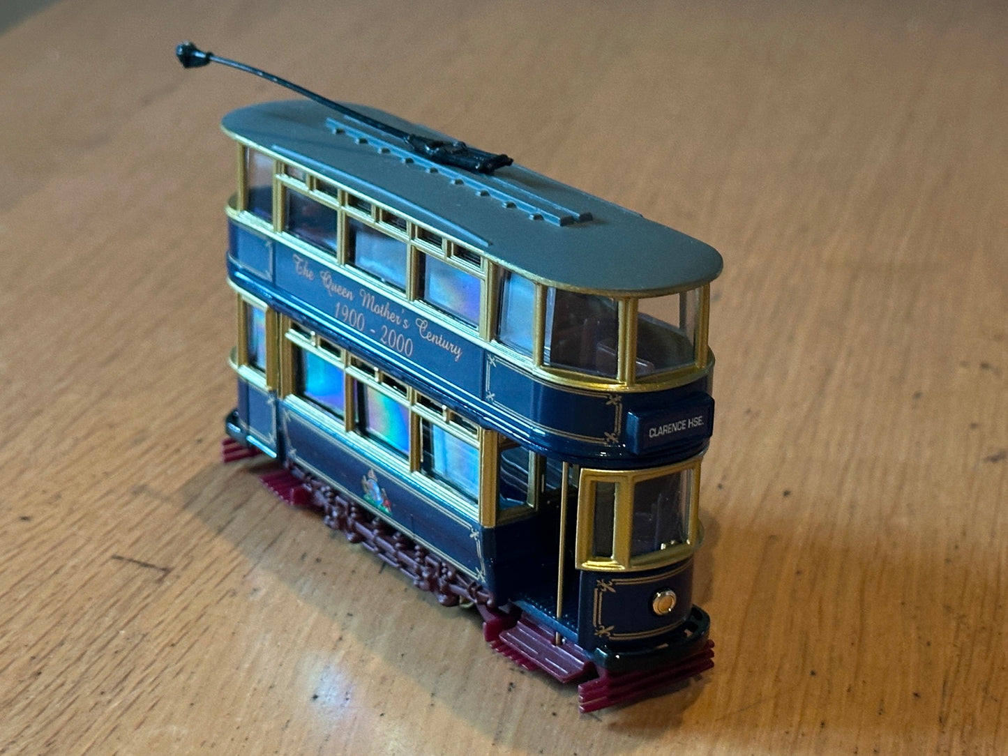 Corgi 36709 Queen Mother's Century Fully Closed Tram - Blue