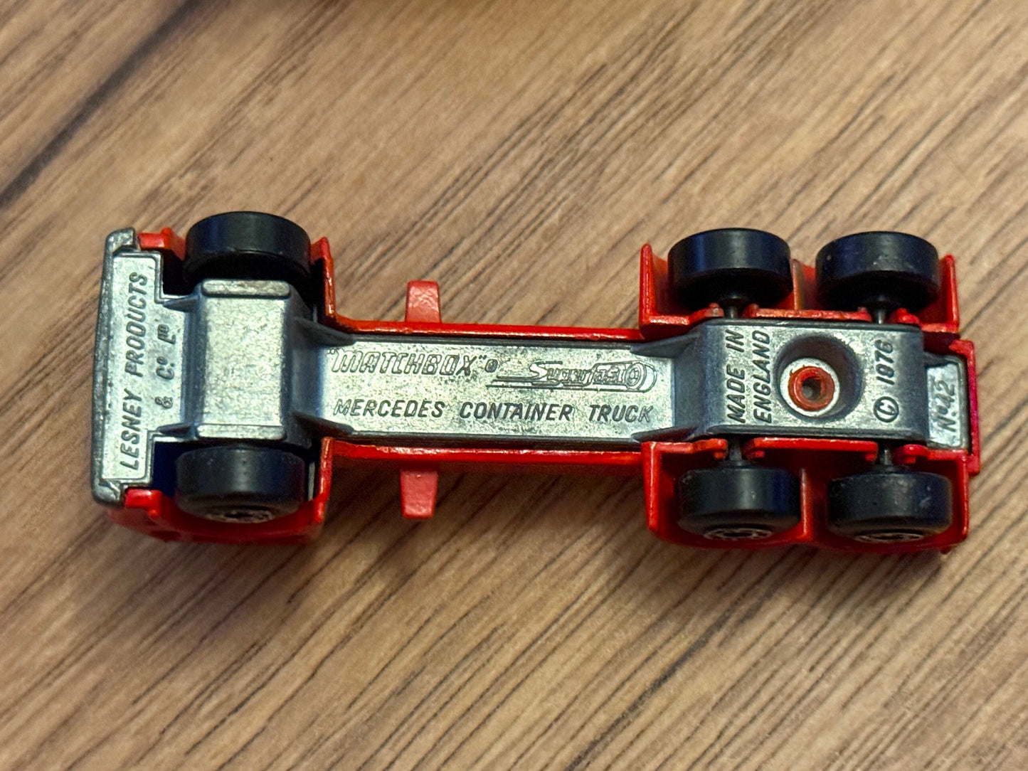 Matchbox Diecast Car - Mercedes Container Truck