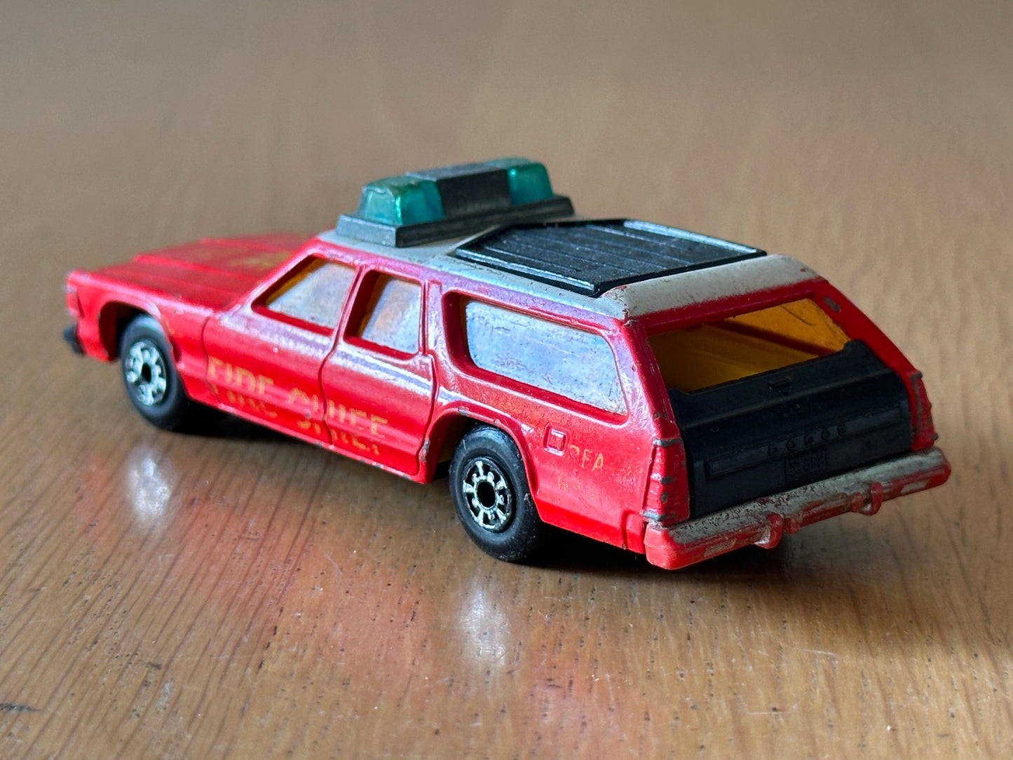 Matchbox Diecast Superkings K67/68 Dodge Monaco Estate Fire Chief Area No 3