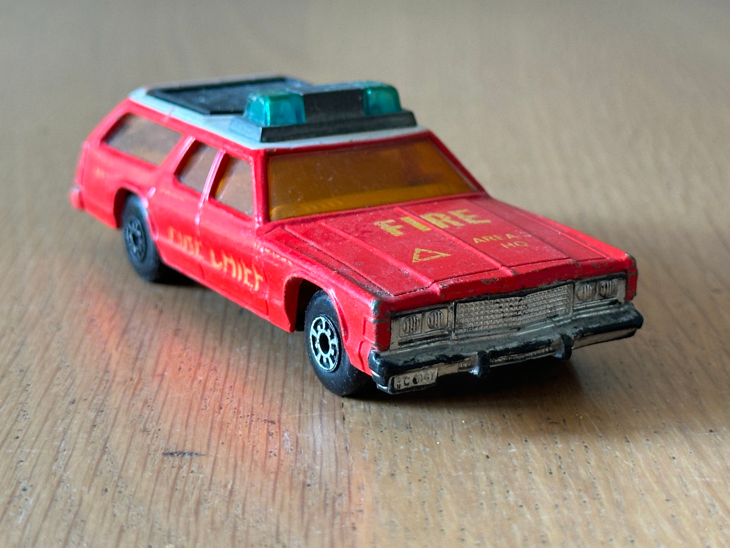 Matchbox Diecast Superkings K67/68 Dodge Monaco Estate Fire Chief Area No 3