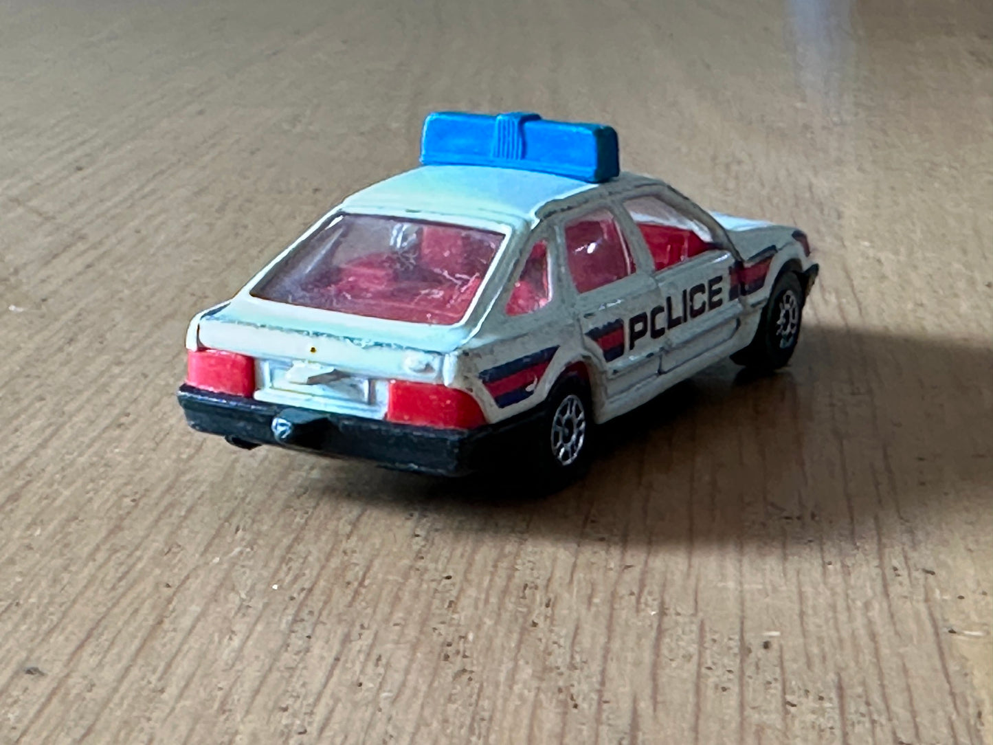 Corgi Diecast Ford Sierra 2.3 Ghia Police Car, Rare 1988 Model.
