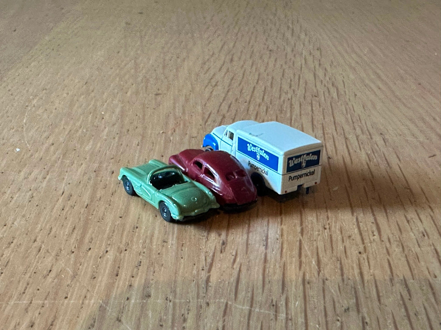 Lot of 5 N Gauge Cars - Made form resin/ceramic